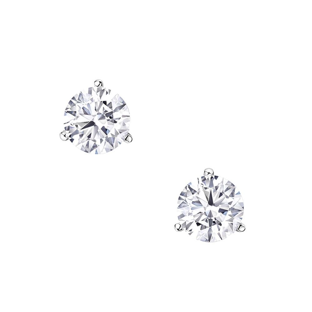 Avi & Co. Round Solitaire Diamonds Studs