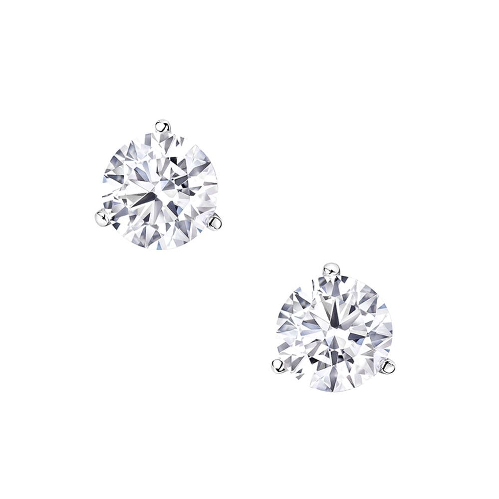Avi & Co. Round Solitaire Diamonds Studs