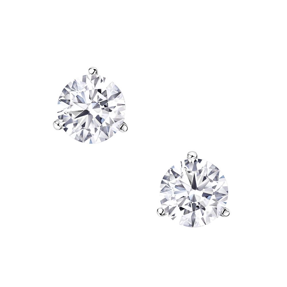 Avi & Co. Round Solitaire Diamonds Studs