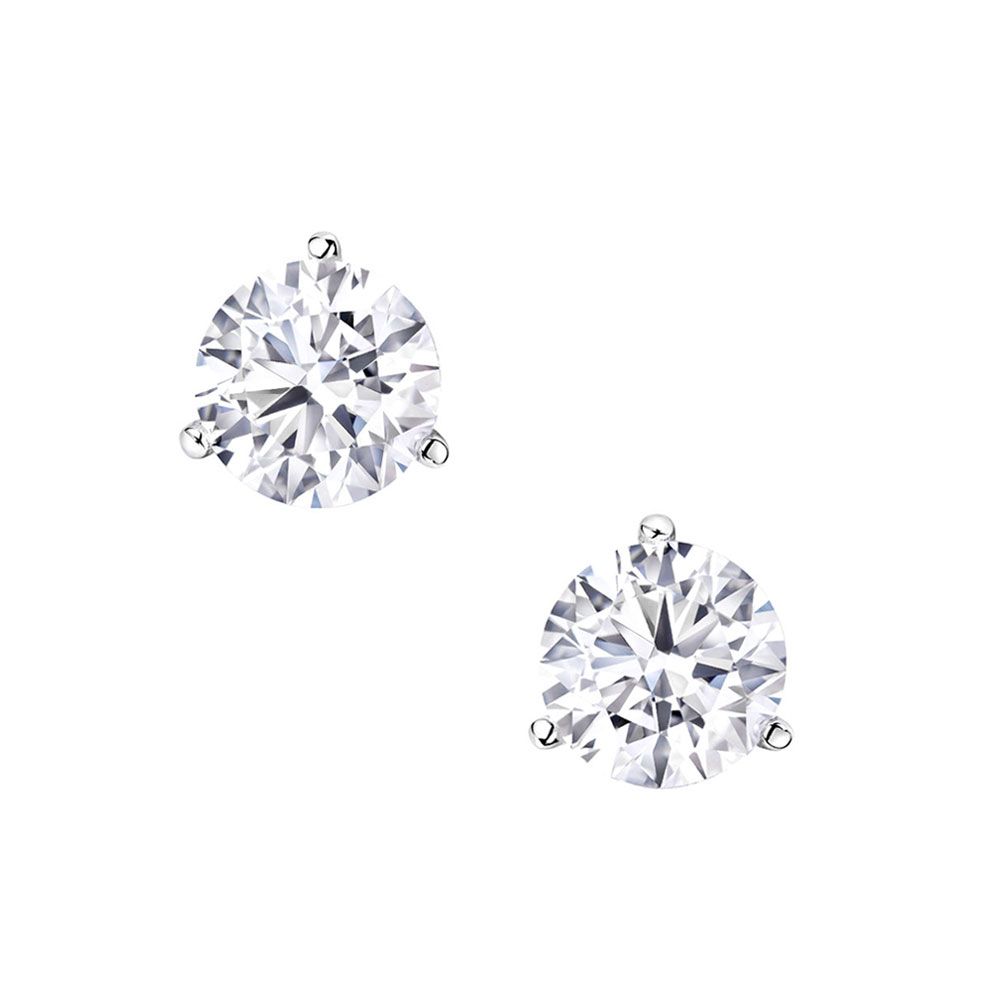 Avi & Co. Round Solitaire Diamonds Studs