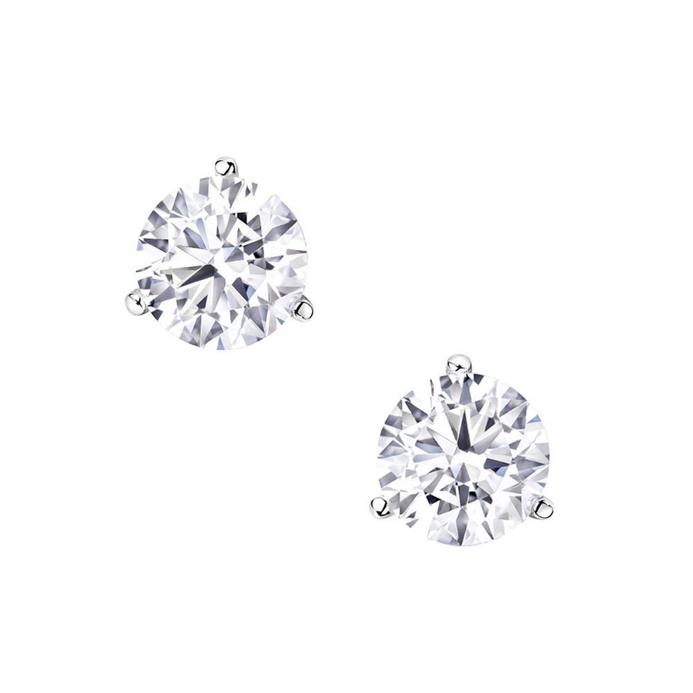 Avi & Co. Round Solitaire Diamonds Studs