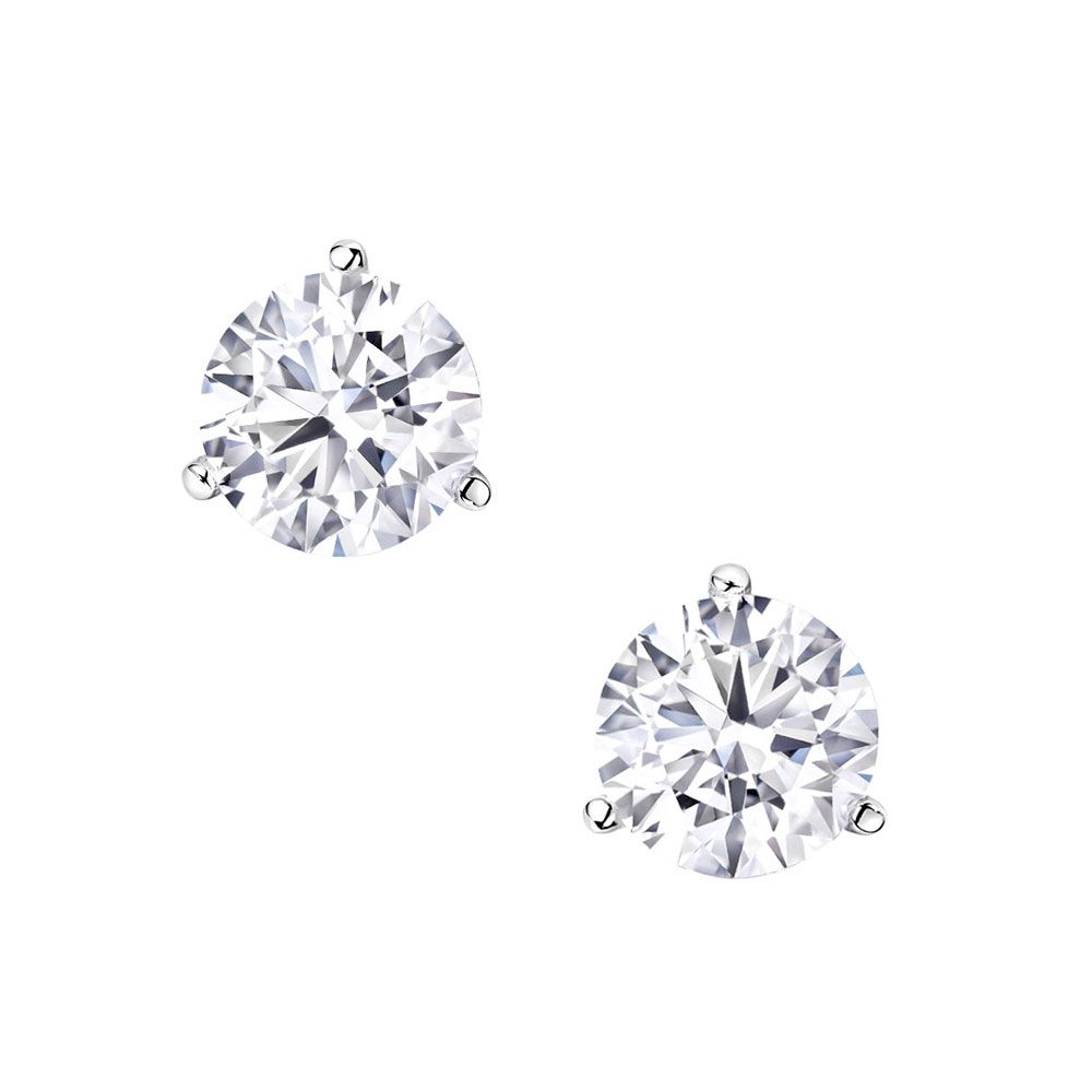 Avi & Co. Round Solitaire Diamonds Studs