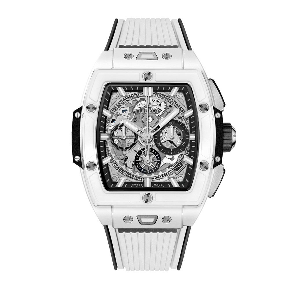 Hublot Spirit Big Bang 642.HX.0170.RX, White Ceramic, Skeleton Dial, 42 mm - Avi & Co. 1