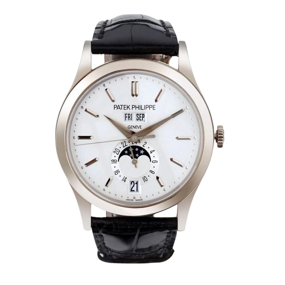Patek Philippe Complications, 5396G-011, Annual Calendar, White Gold, Silver Dial, 39mm - Avi & Co. 1