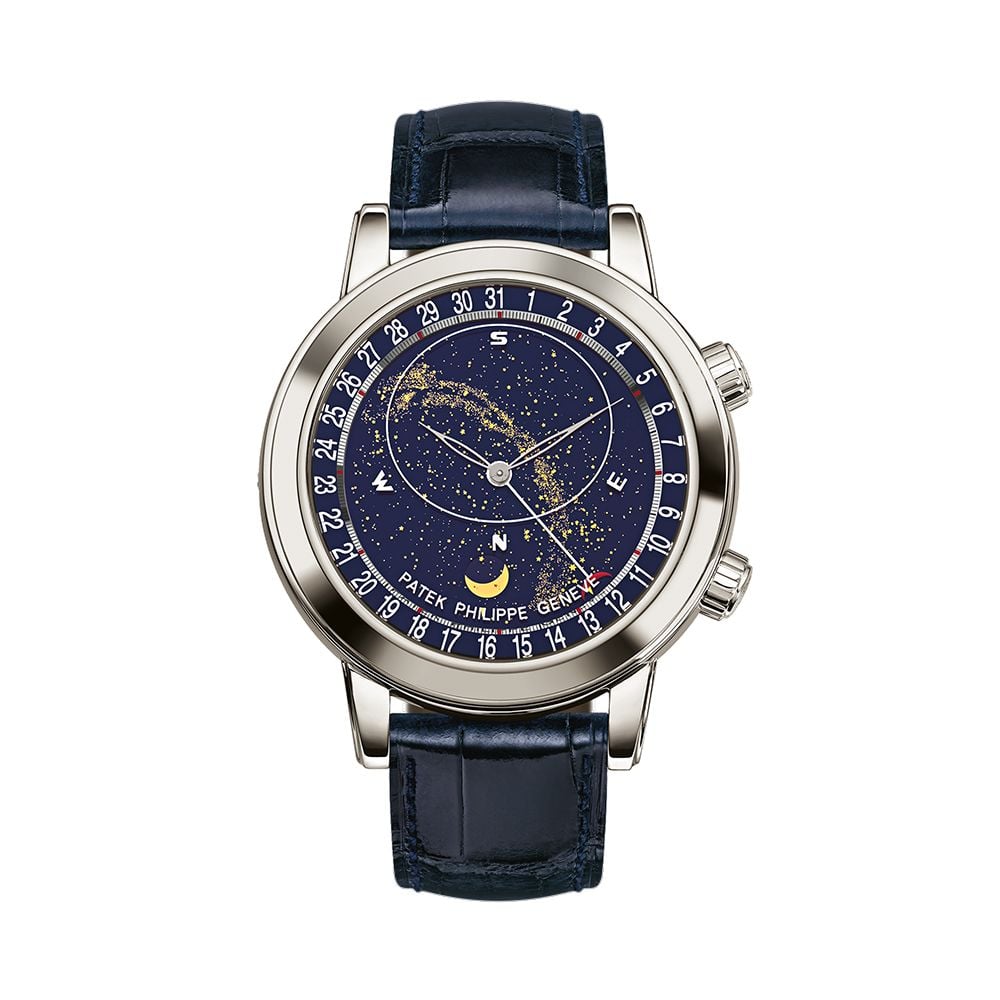 Patek Philippe Grand Complications 6102P, Platinum, Blue Celestial Dial, 44mm - Avi & Co. 1