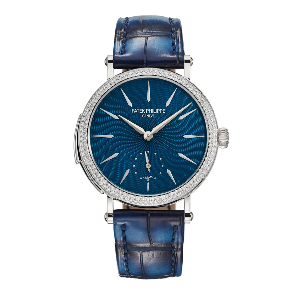 Patek Philippe Grand Complications 7040/250G, White Gold, Blue Dial, 36 mm - Avi & Co. 1