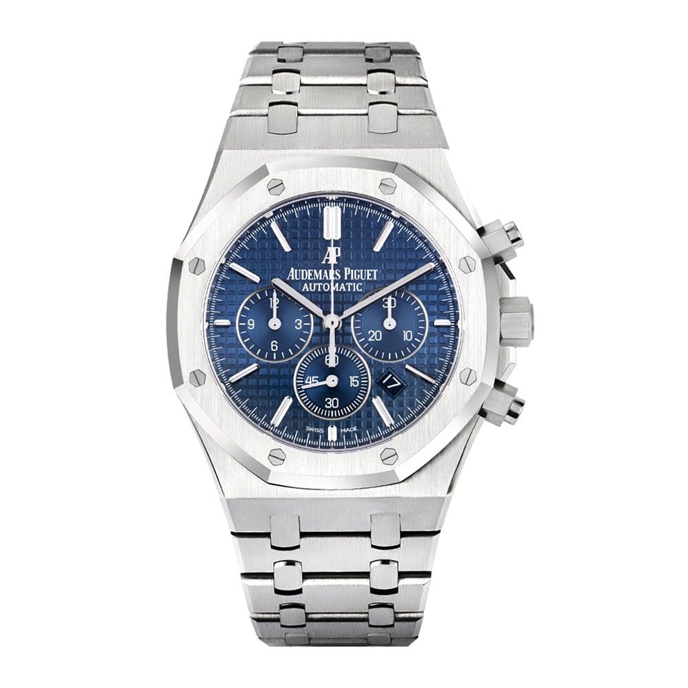 Audemars Piguet Royal Oak 26320ST-001 Stainless Steel Chrono Blue Dial  - Avi & Co. 1