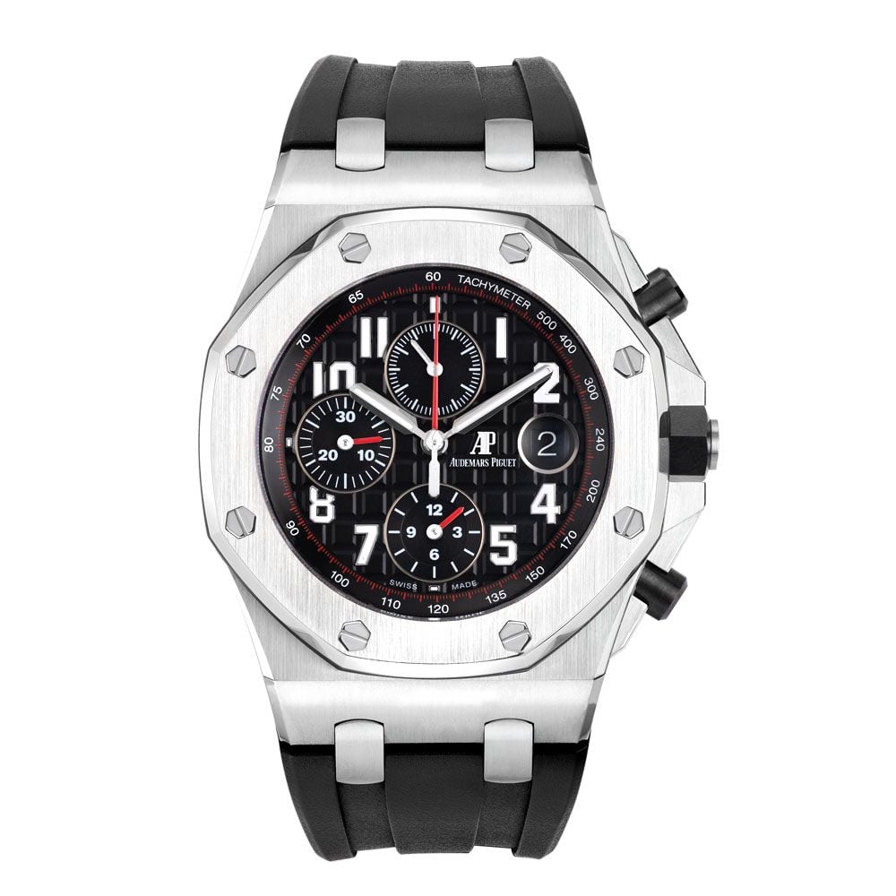 Audemars Piguet Offshore, 26470ST.OO.A101CR.01 Stainless Steel, Black Dial, 42 mm - Avi & Co. 1