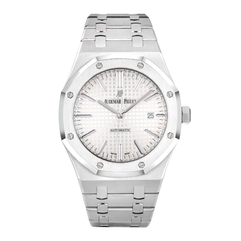 Audemars Piguet Royal Oak 15400ST.OO.1220ST.02, Stainless Steel, Silver Index Dial, 41 mm - Avi & Co. 1