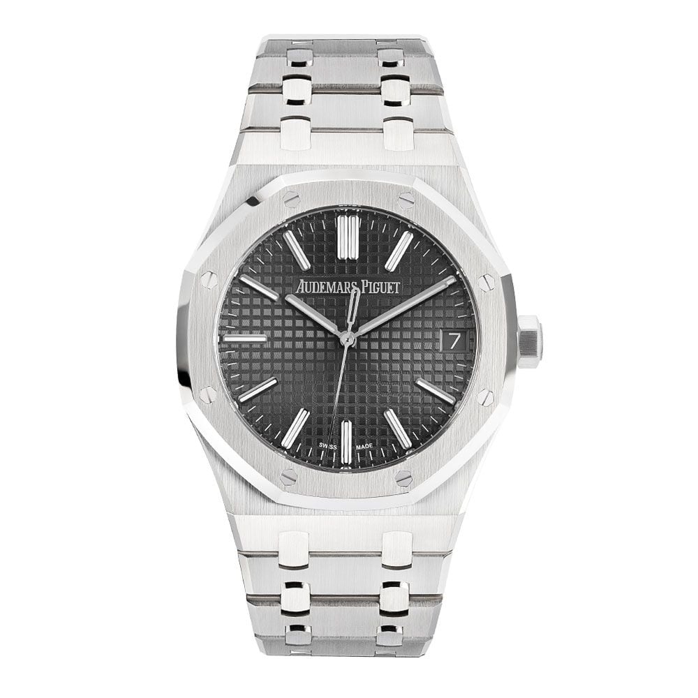 Audemars Pigiuet Royal Oak, 15510ST, "50th Anniversary", Steel, Grey Index Dial, 41 mm - Avi & Co. 1