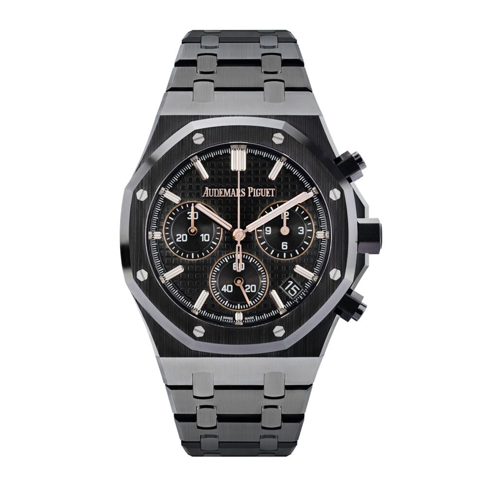 Audemars Piguet Royal Oak 26240CE.OO.1225CE.02, Chronograph, Black Ceramic, Black Dial, 41 mm - Avi & Co. 1