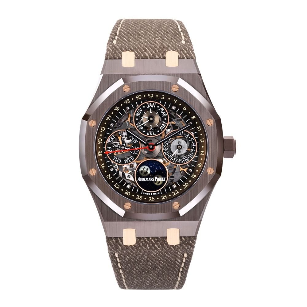 Audemars Piguet Royal Oak 26585CM, Perpetual Calendar, "Cactus jack", Ceramic, Skeleton dial, 41 mm - Avi & Co. 1