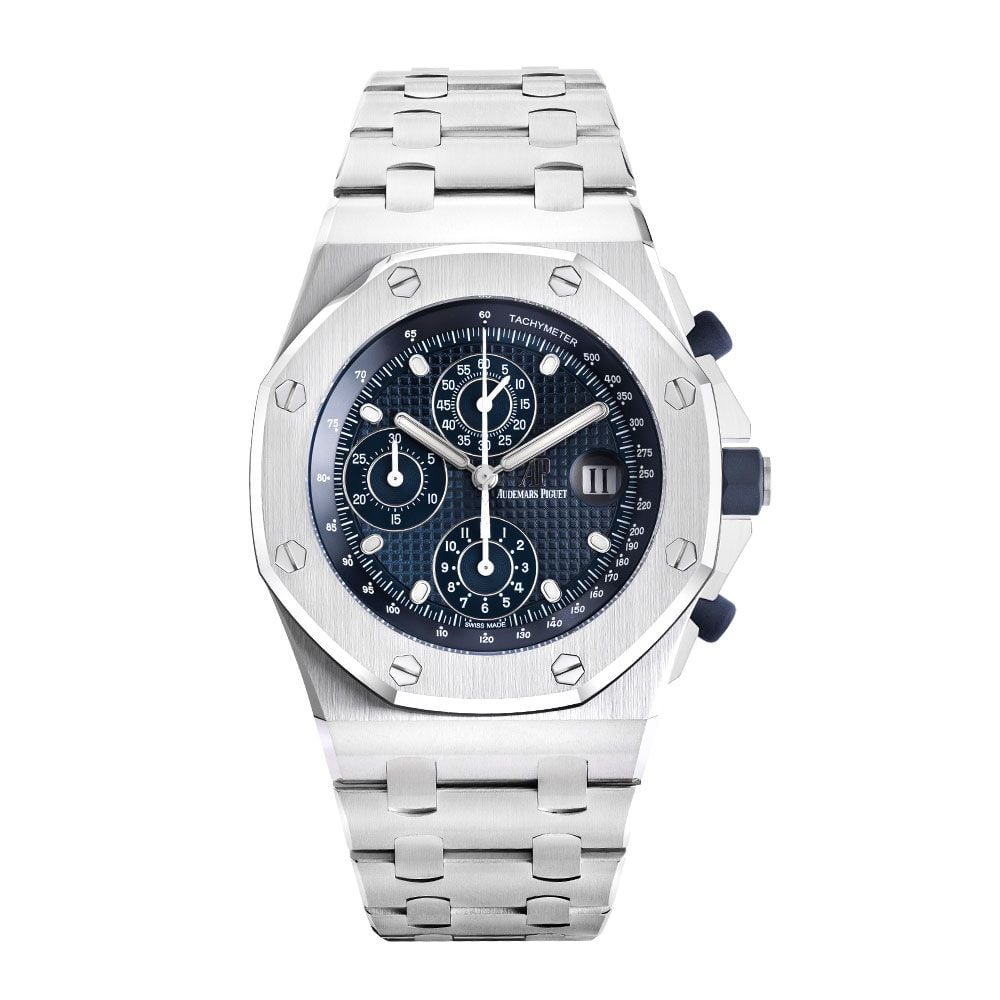 Audemars Piguet Royal Oak Offshore 26237ST, Steel, Blue Dial, 42 mm - Avi & Co. 1