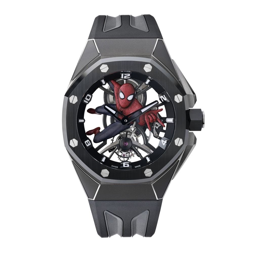 Audemars Piguet Royal Oak Concept 26631IO, Tourbillon "Spider-man", Titanium, Skeleton dial, 42 mm - Avi & Co. 1