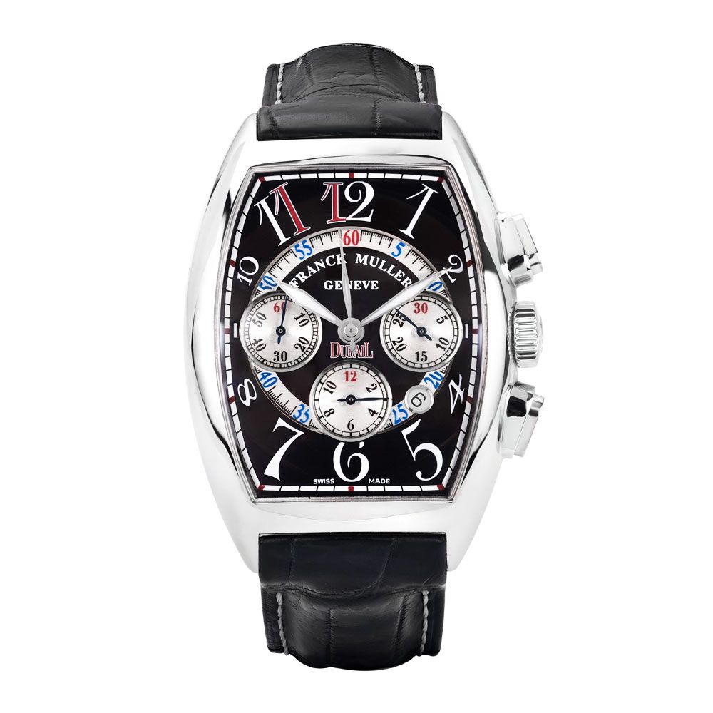 Franck Muller 8880 CC AT, Platinum, Black Dial, 40 mm - Avi & Co. 1