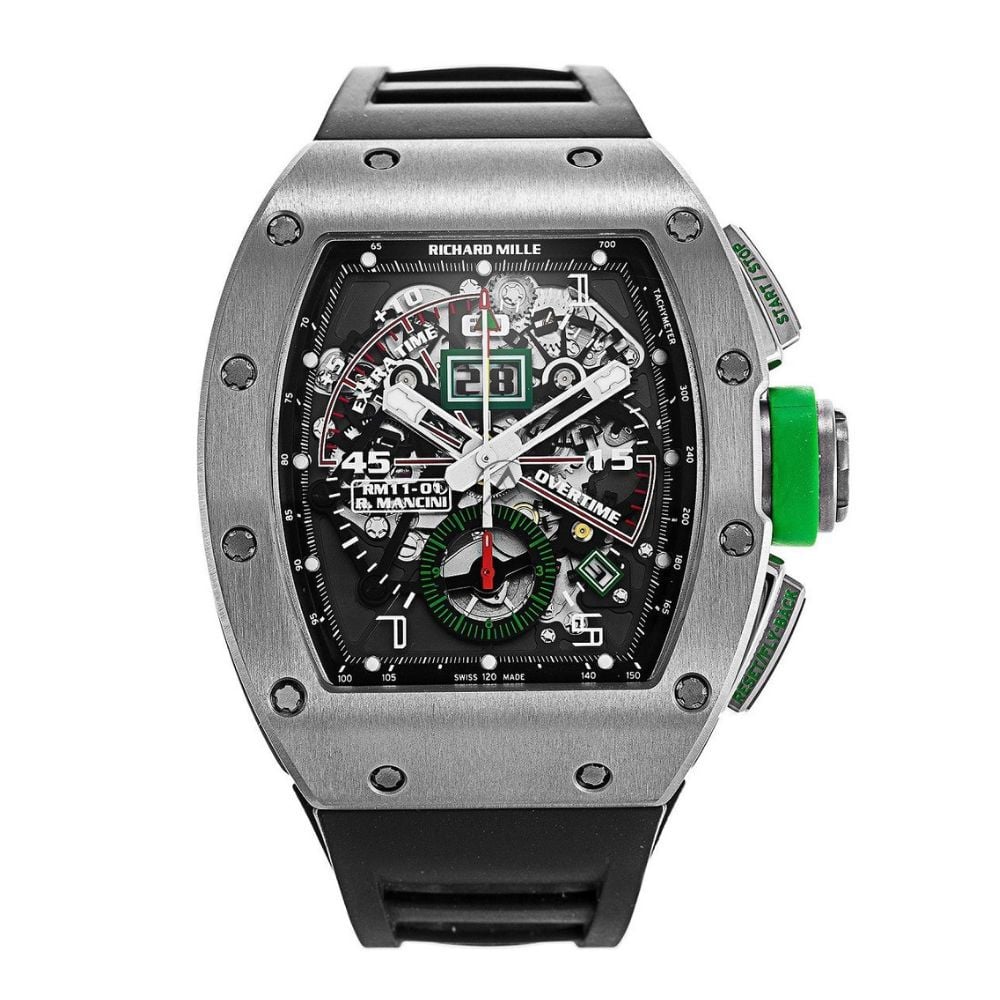 Richard Mille, RM 11-01, Titanium, "Roberto Mancini", Skeleton Dial, 50 mm - Avi & Co. 1