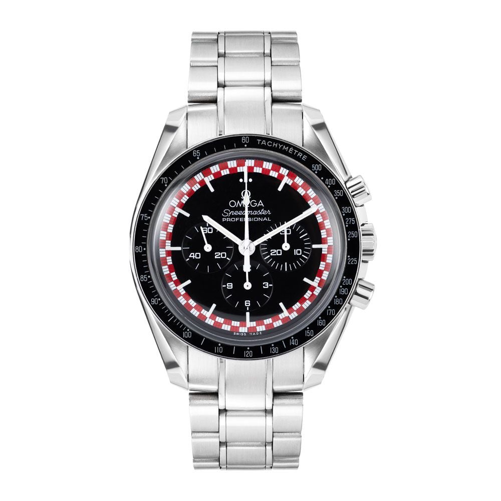 Omega Speedmaster Tin Tin Mens Moonwatch, 311.30.42.30.01.004, Stainless Steel, "Tin Tin Rocket", Black Dial, 42 mm - Avi & Co. 1