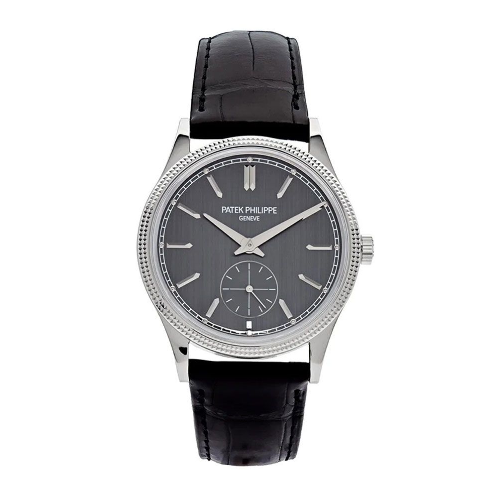 Patek Philippe Calatrava 6119G-001, 18K White Gold, Grey Dial, 39MM - Avi & Co. 1