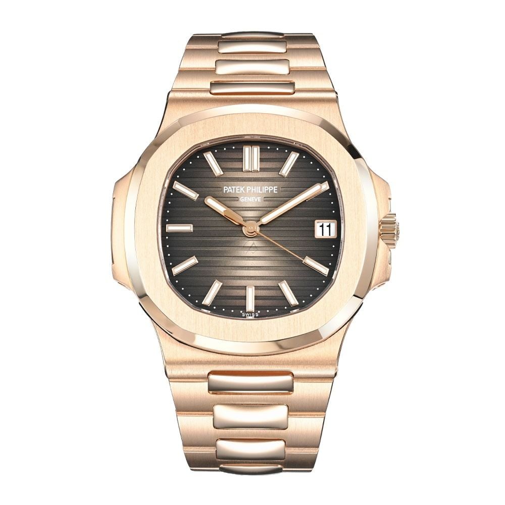 Patek Philippe Nautilus 5711/1R, 18K Rose Gold, Brown Index Dial, 40 mm - Avi & Co. 1