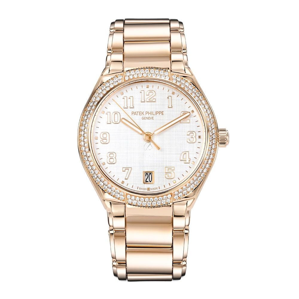 Patek Philippe Twenty-4 7300/1200R-010, Rose Gold, Silver Satin Dial 36 mm - Avi & Co. 1