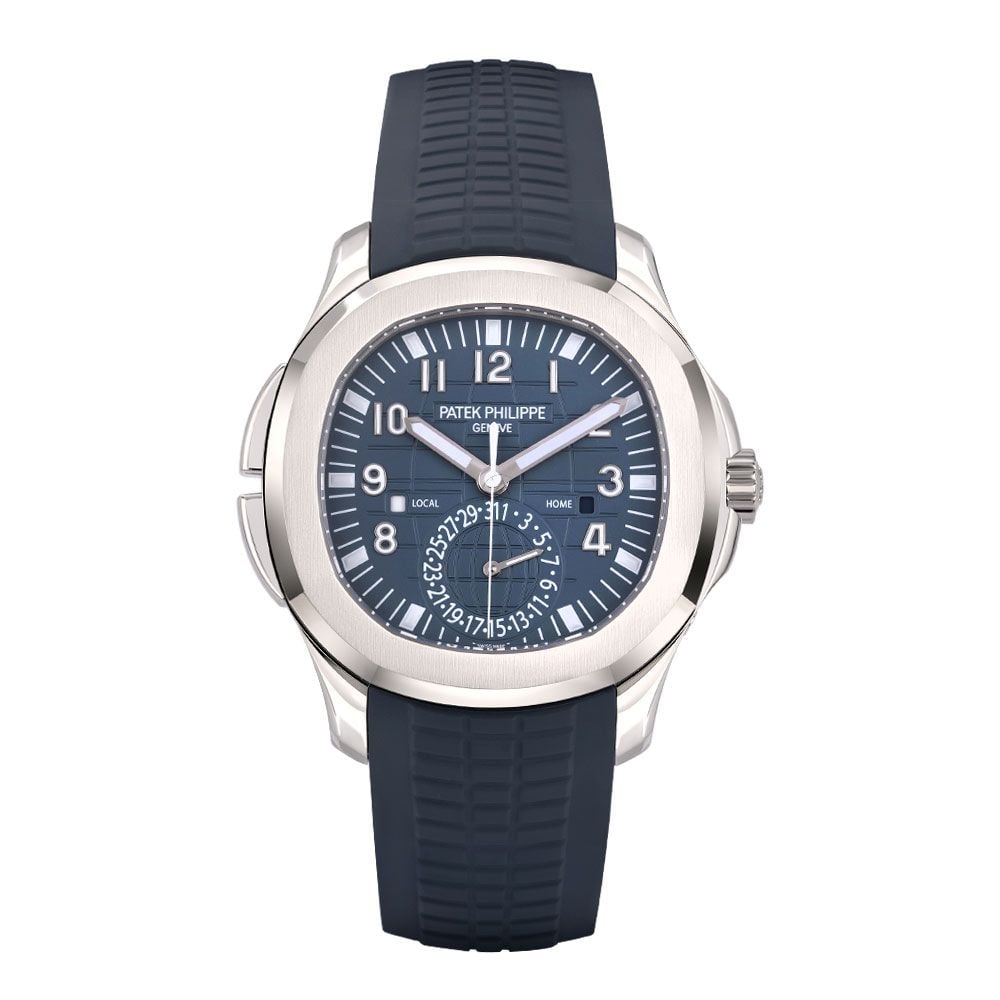 Patek Philippe Aquanaut 5164G-001, 18K White Gold, Blue Dial, 40 mm - Avi & Co. 1