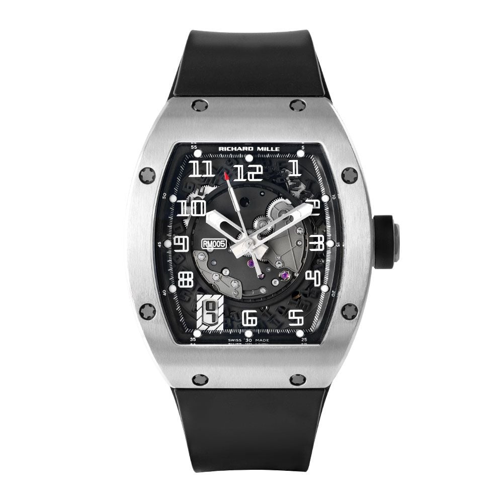 Richard Mille, RM 005, White Gold, Skeleton Dial, 38 mm - Avi & Co. 1