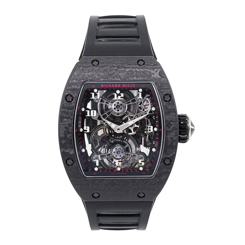 Richard Mille RM 17-01, Black Carbon, Tourbillon, Skeleton Dial, 48 mm - Avi & Co. 1