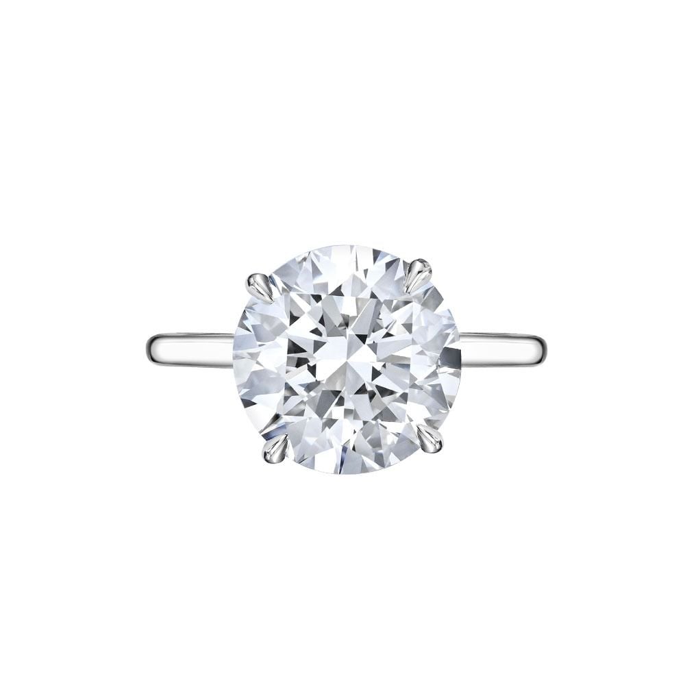 Avi & Co. Round Cut Diamond Engagement Ring