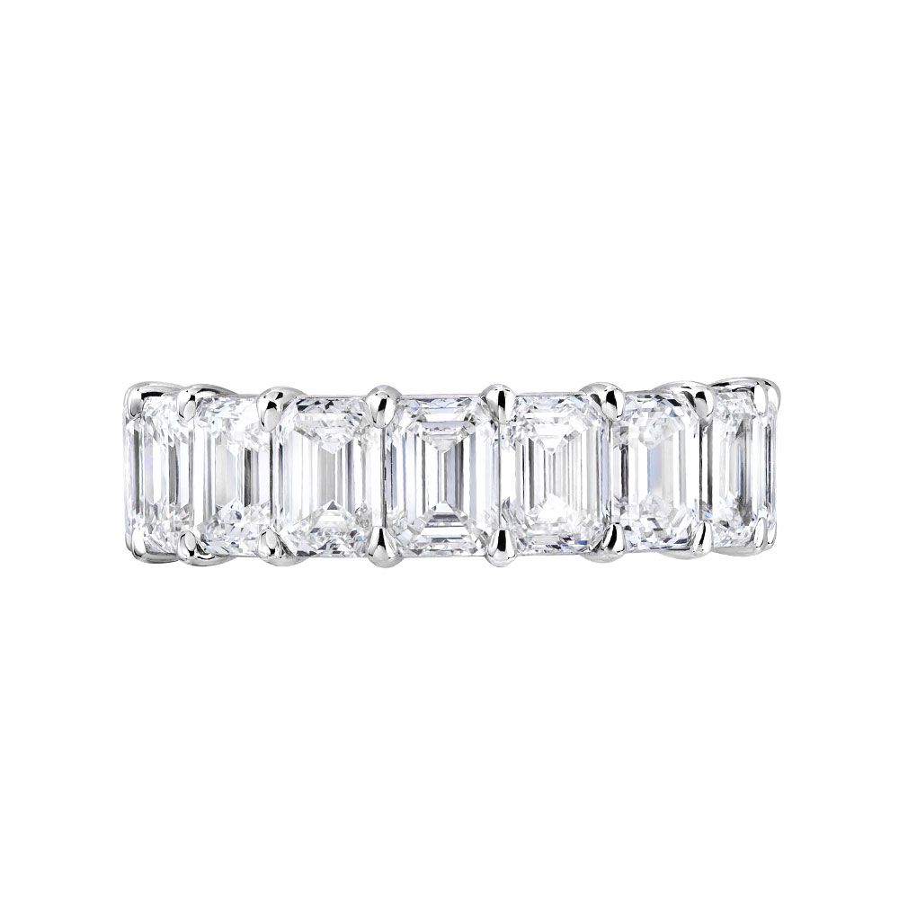 Avi & Co. Emerald Cut Diamond Eternity Band Ring - Avi & Co. 1