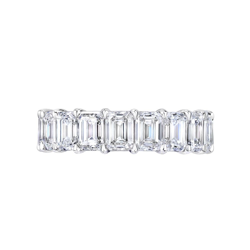 Avi & Co. Emerald Cut Diamond Eternity Band Ring - Avi & Co. 1