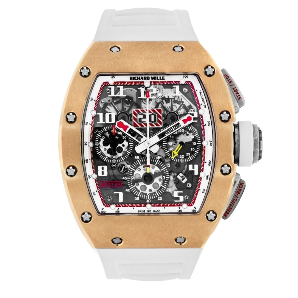 Richard Mille RM 011 Canada Limited Edition, 18K Rose Gold & Titanium - Avi & Co. 1