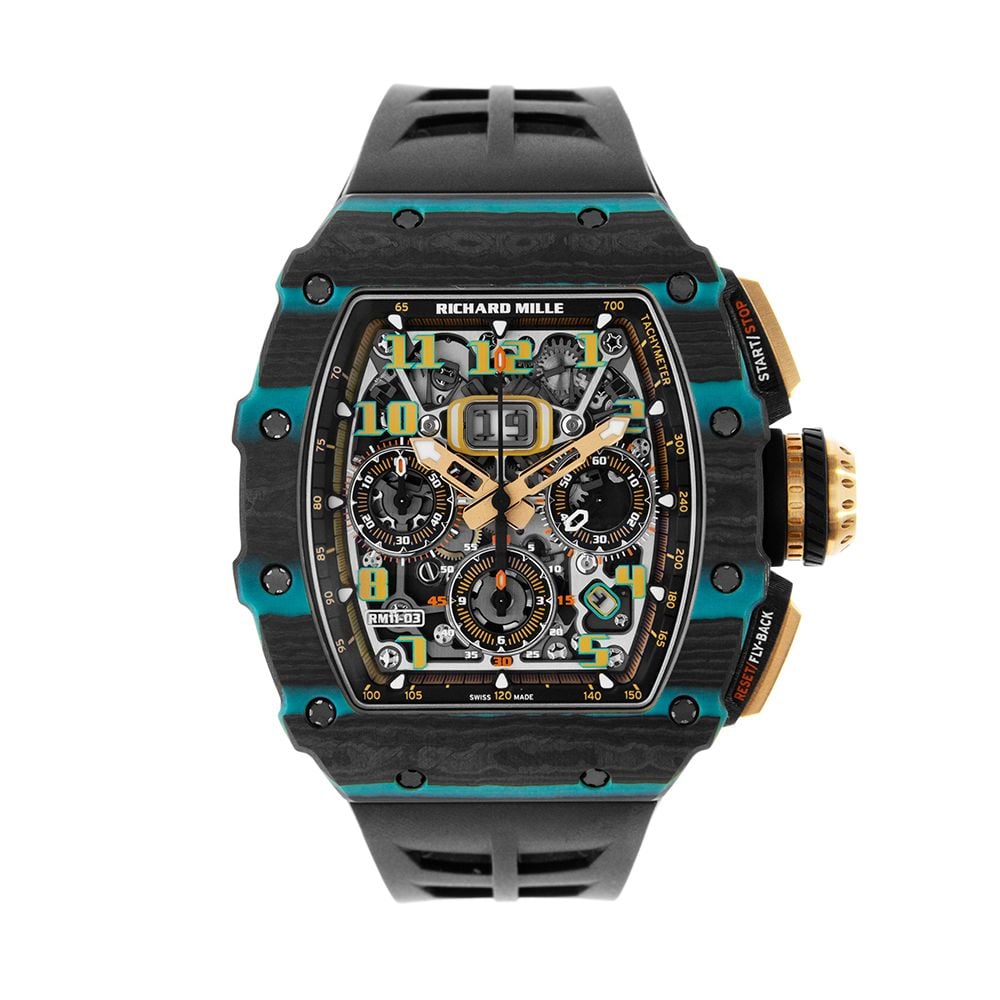 Richard Mille RM 11-03, Ultimate Carbon TPT, Skeleton Dial, 50 mm - Avi & Co. 1
