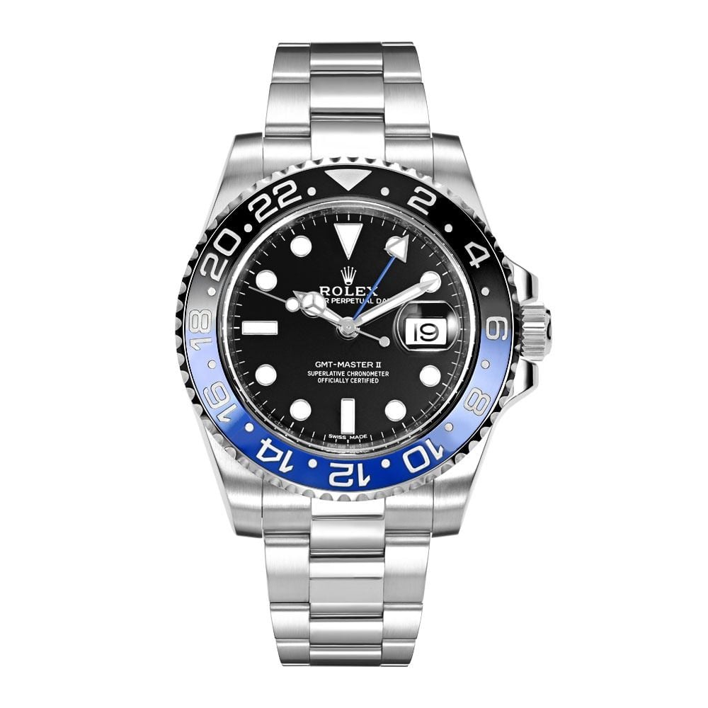Rolex GMT Maser II 116710BLNR, Stainless Steel, "Batman" Black Dial, 40 mm - Avi & Co. 1