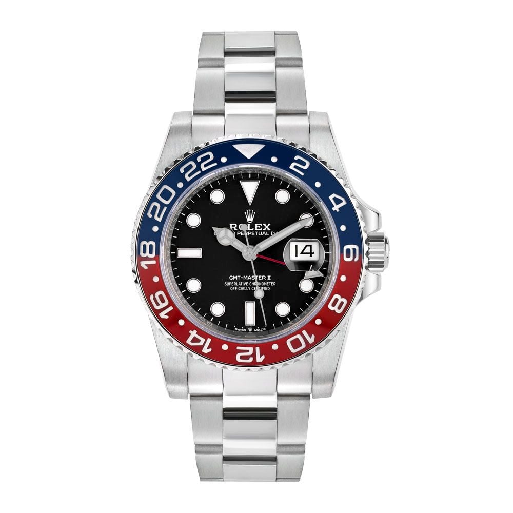 Rolex GMT Master II 126710BLRO, Stainless Steel, "Pepsi", Black Dial, 40 mm - Avi & Co. 1