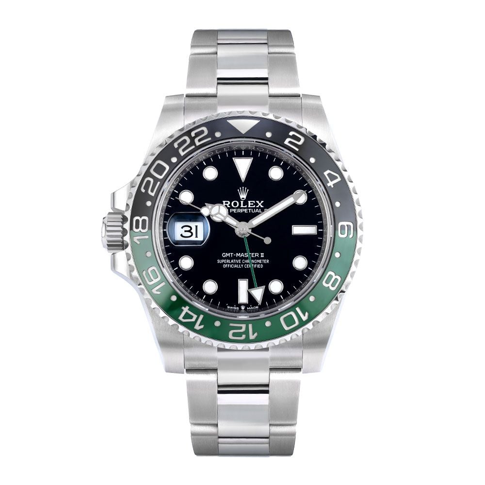 Rolex GMT Master II 126720VTNR, Jubilee, Steel, Sprite Bezel, Black Dial, 40 mm - Avi & Co. 1