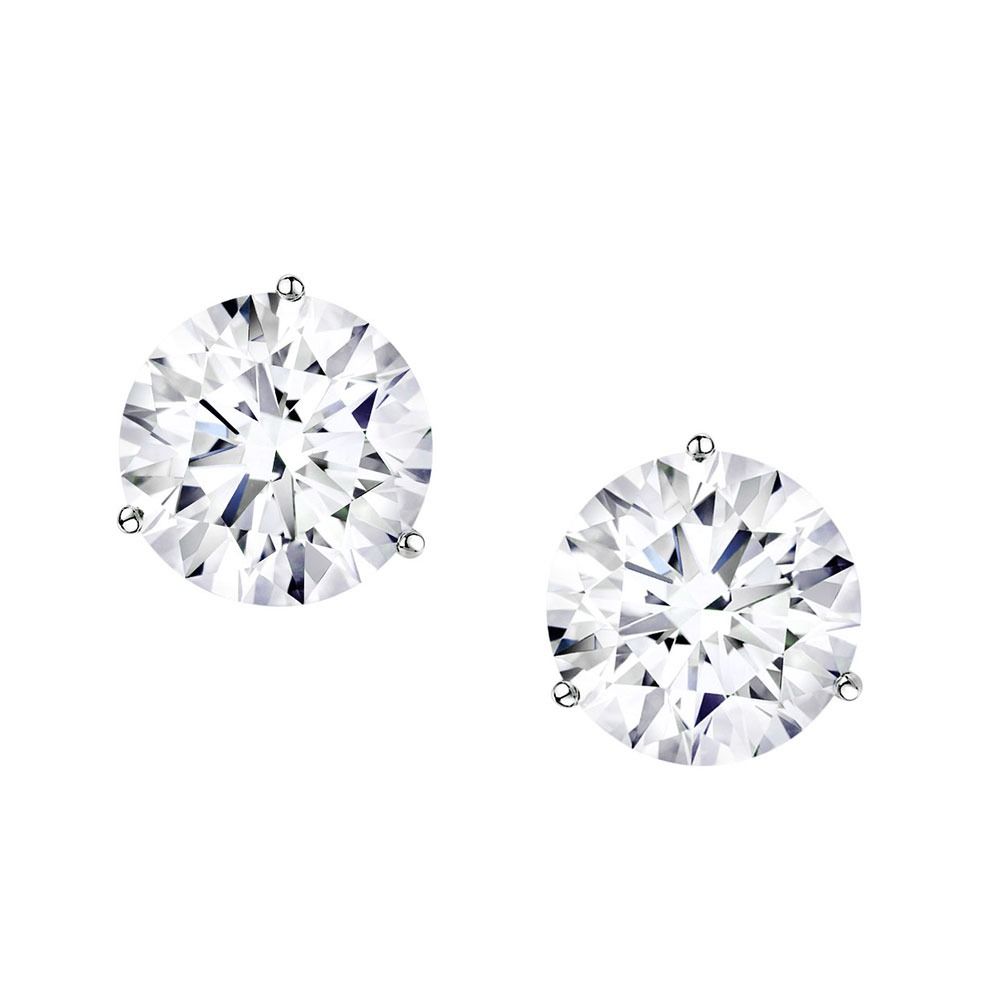 Avi & Co. Round Solitaire Diamonds Studs