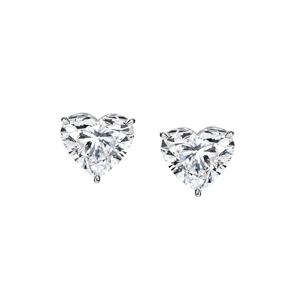 Avi & Co. Heart Diamond Studs