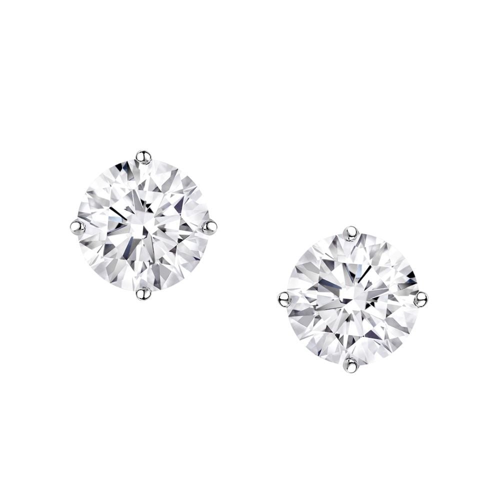 Avi & Co. Round Solitaire Diamonds Studs