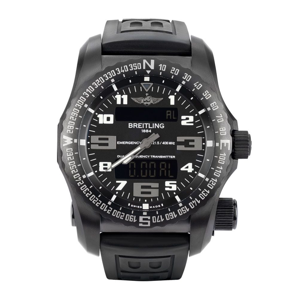 Breitling Emergency V76325U1-BC46, Titanium, Black Dial 51 mm - Avi & Co. 1