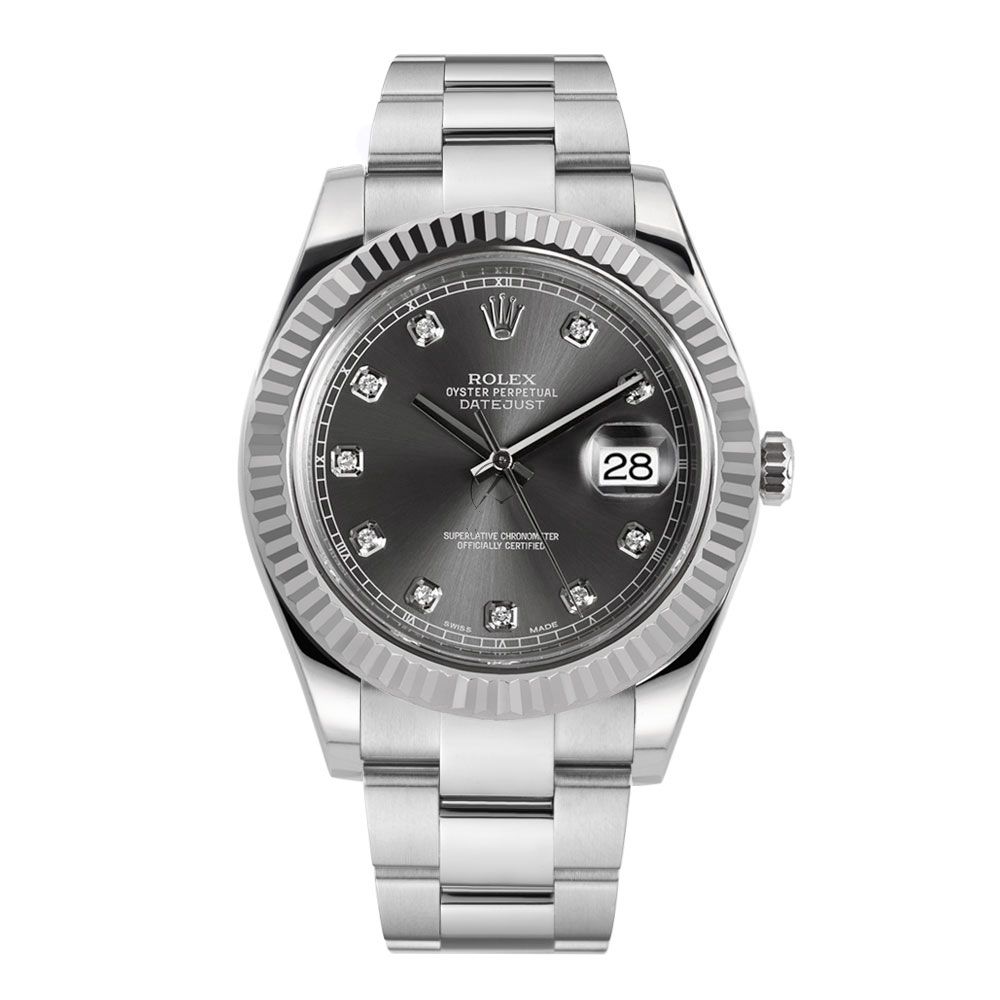 Rolex datejust 2 rhodium hotsell