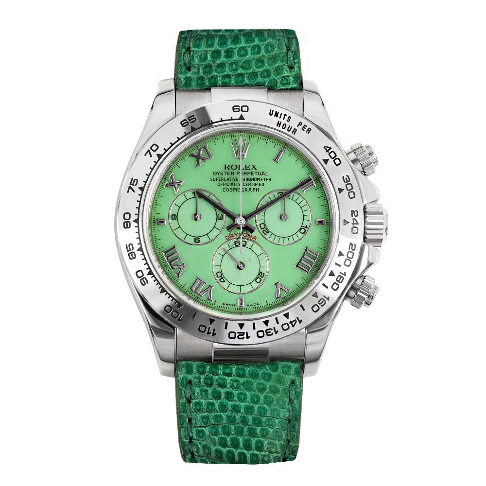 Rolex daytona green cheap