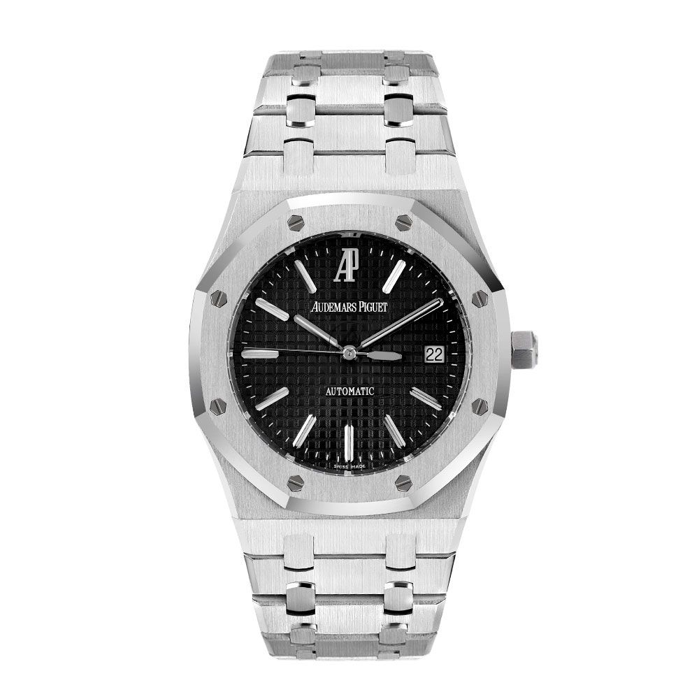 Shop Audemars Piguet 15300ST.OO.1220ST.03 Stainless Steel Black Dial 39 mm