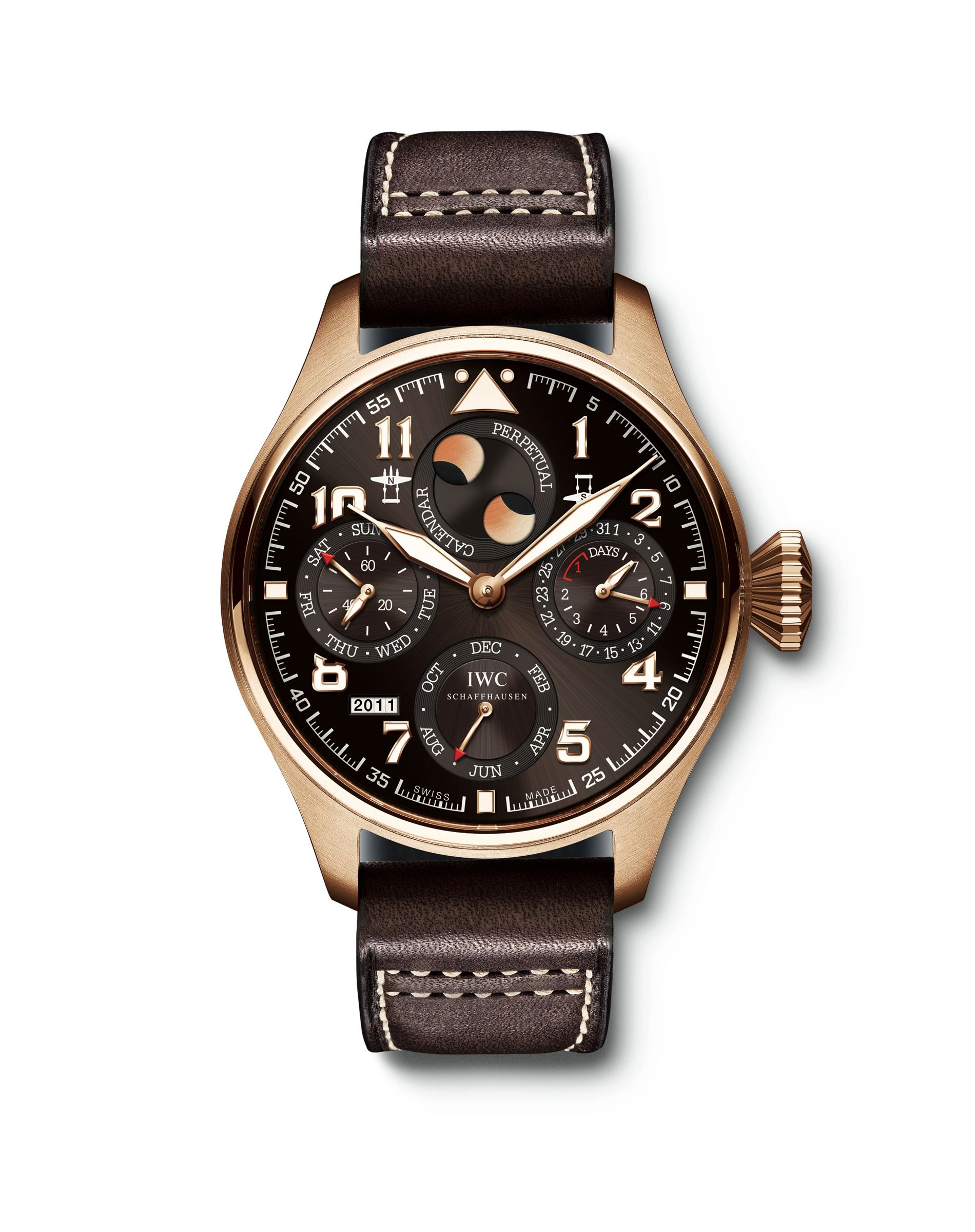 IWC Big Pilot Rose Gold Antoine de Saint Exupery Edition Perpetual Cal