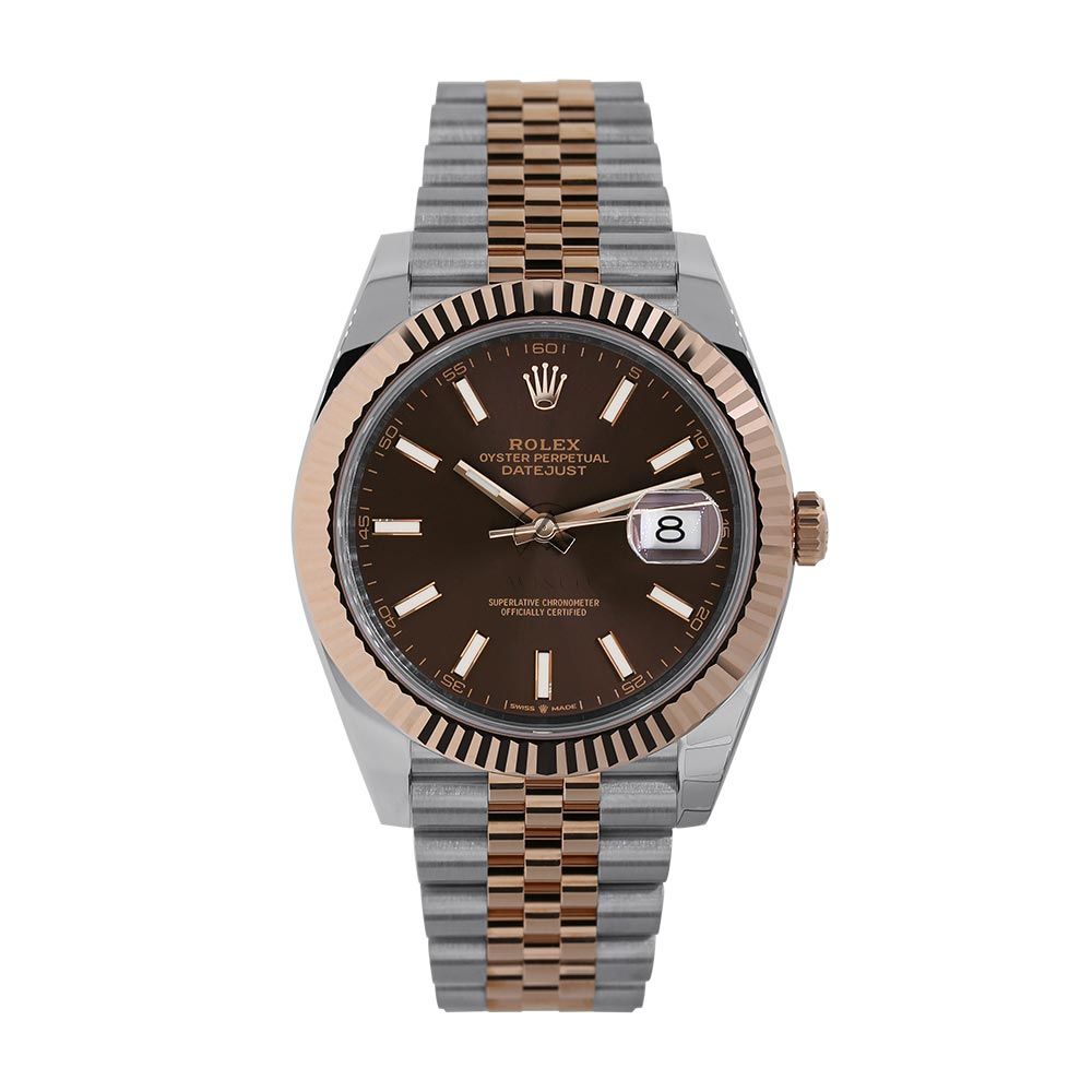 Rolex datejust 41 chocolate dial cheap