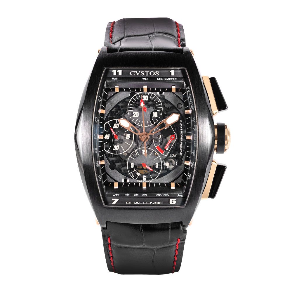 CVSTOS Challenge, Steel & Rose Gold, Skeleton Dial, 53 mm