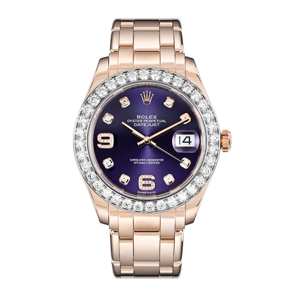 Rolex Pearlmaster 86285, 18K Rose Gold, Purple Dial, Pearlmaster