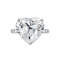Avi & Co. Heart & Round Cut Diamond Engagement Ring