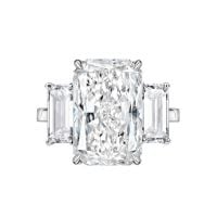 Avi & Co. Radiant & Trapezoid Cut Diamond Engagement Ring