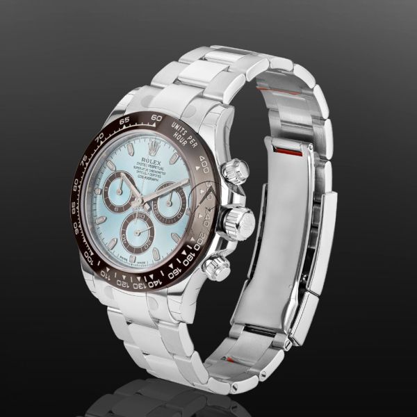 Rolex daytona light blue discount