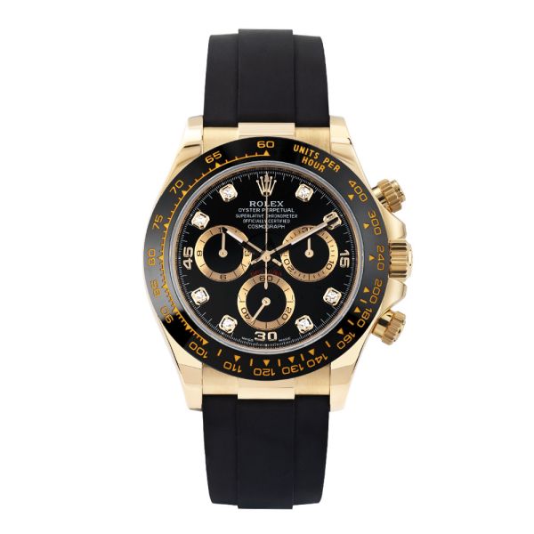 Buy Your Dream Rolex Daytona 116518LN 18K YG Black Diamond Dial 40mm
